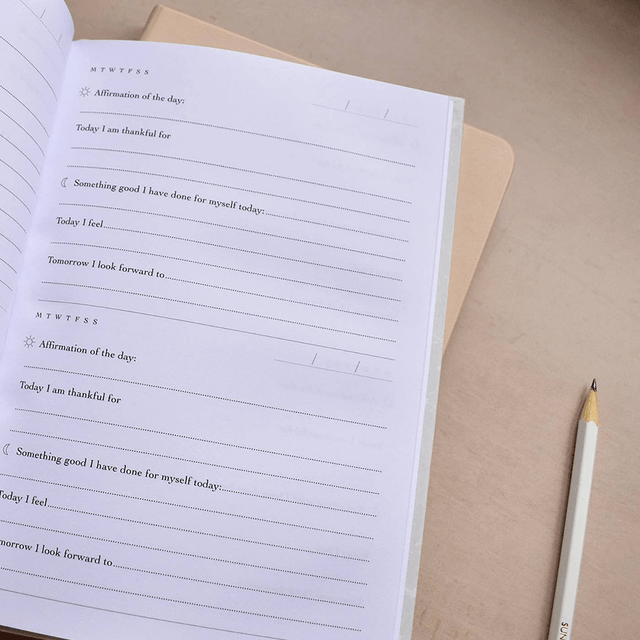 HAPPY MIND A5 WELLBEING JOURNAL
