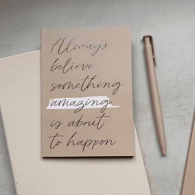 ALWAYS BELIEVE A6 NOTEBOOK